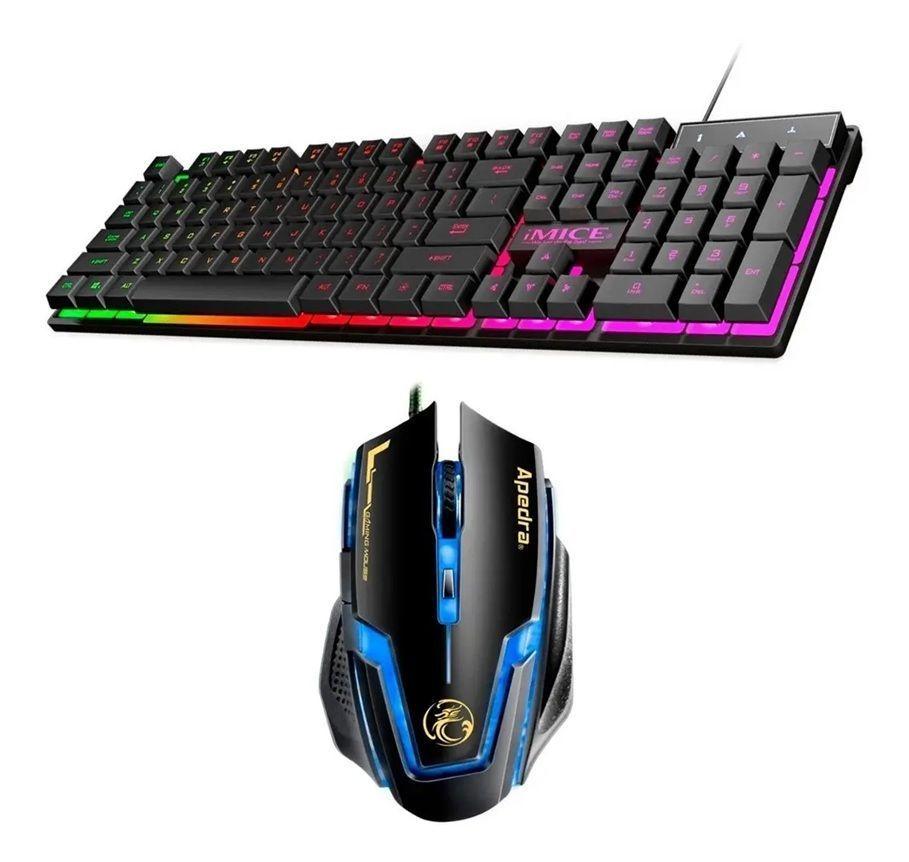 Kit Gamer Premium Imice Teclado Ak 600 Mouse A9 3200 DpiKit Gamer Premium Imice Teclado Ak 600 M-0