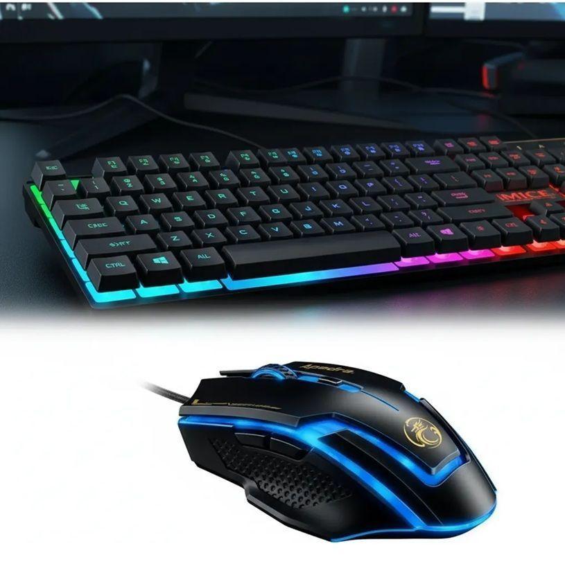 Kit Gamer Premium Imice Teclado Ak 600 Mouse A9 3200 DpiKit Gamer Premium Imice Teclado Ak 600 M-1