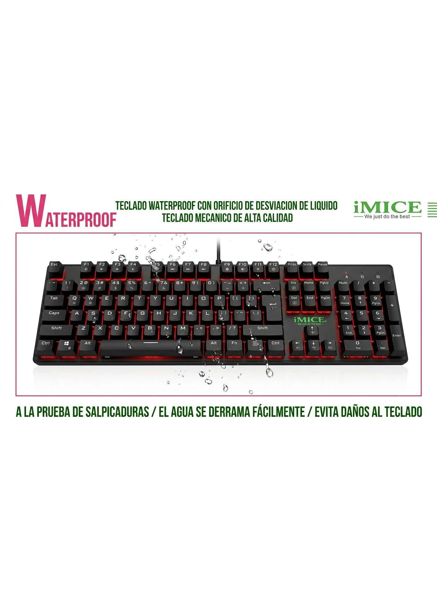 Kit Gamer Premium Imice Teclado AK 600 Mouse A9 3200 Dpi-3