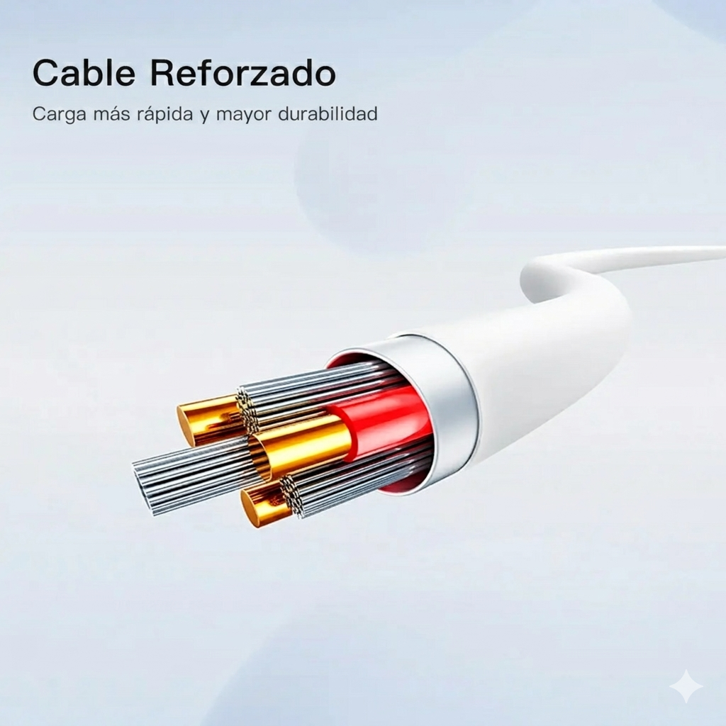 Cable Pd Fast Charge Tipo C A Ip Devices Yesido Ca153 Color Blanco-2