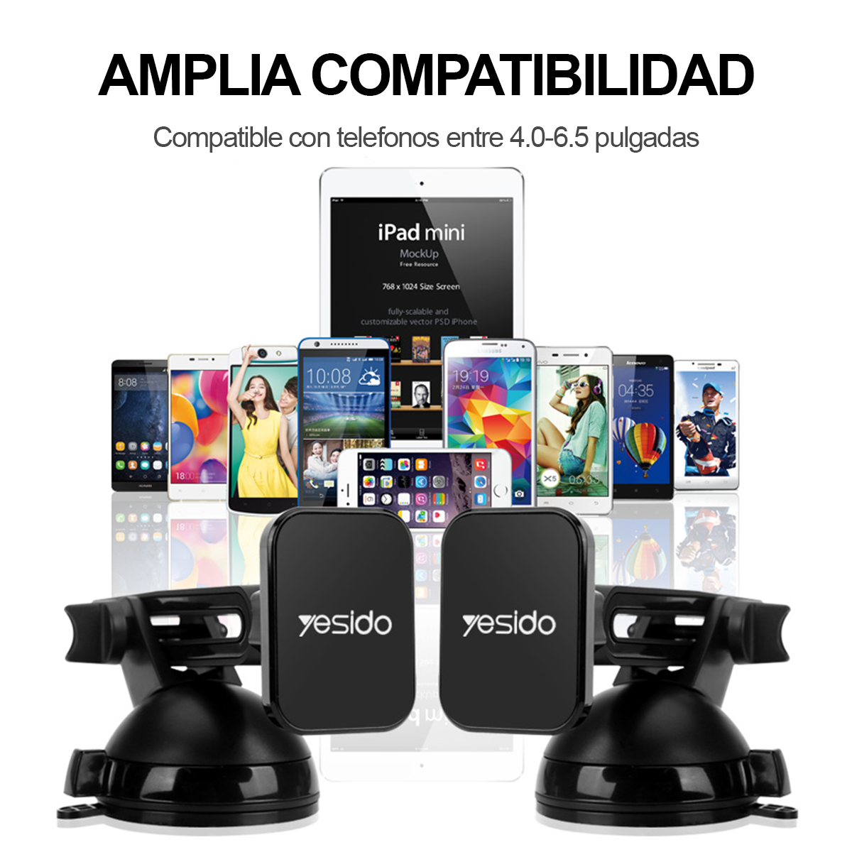 Soporte Holder Porta Celular Magnetico Marca Yesido C39-1