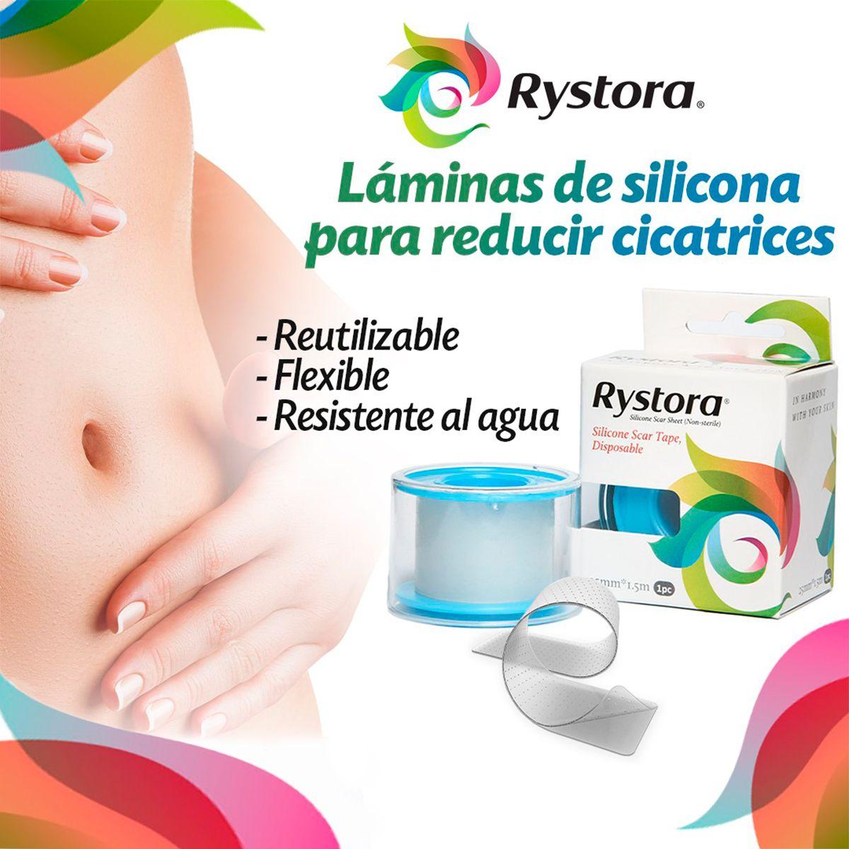 Rystora De Silicona En Rollo 2,5cm X 1,5mtrs Para Cicatrices-4