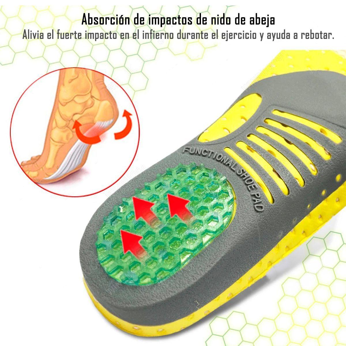 Plantillas Ortopédicas Premium Fascitis Plantar Talla 35-40-2