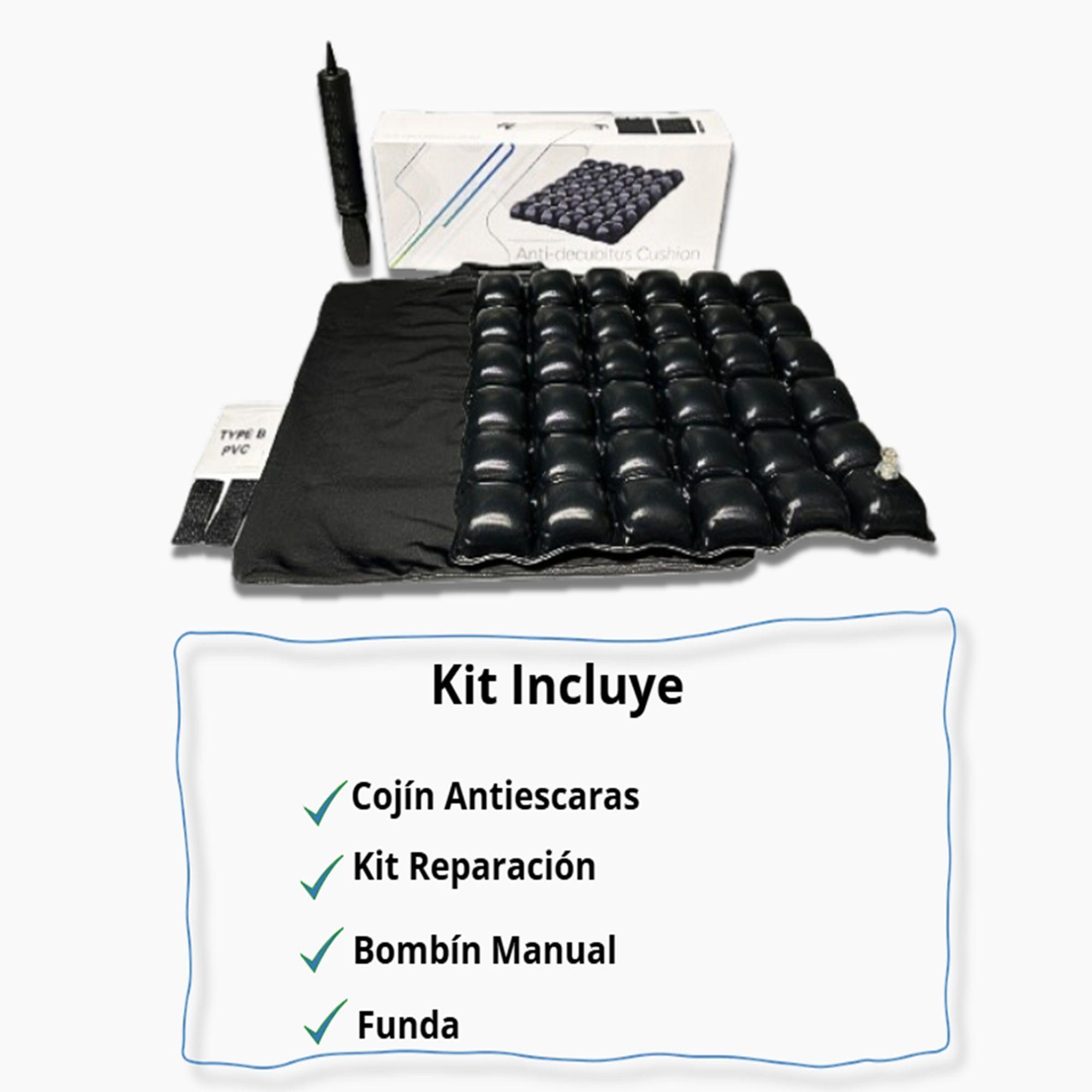 Cojin Antiescaras Flotacion Seca Celdas De Aire Con Funda-3