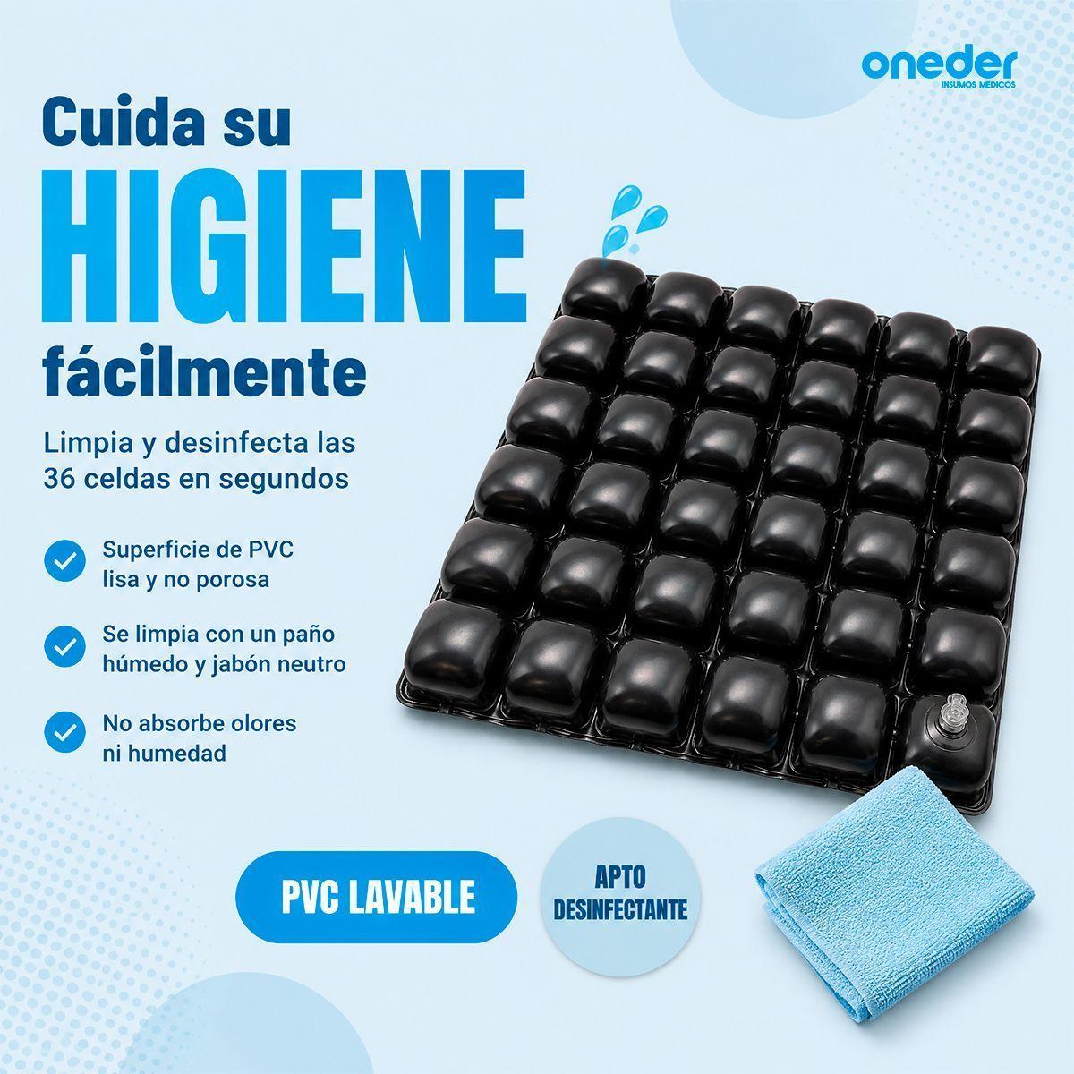 Cojin Antiescaras Flotacion Seca Celdas De Aire Con Funda-2