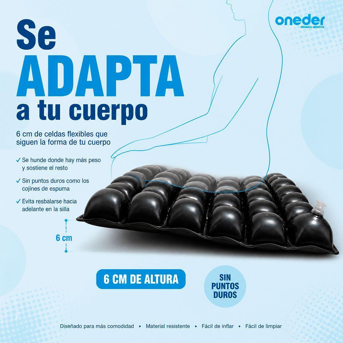 Cojin Antiescaras Flotacion Seca Celdas De Aire Con Funda-6