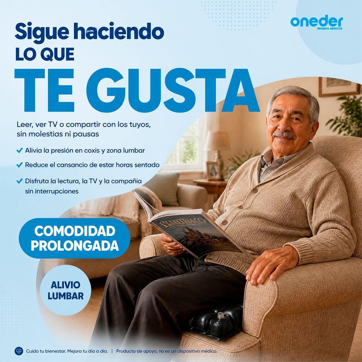 Cojin Antiescaras Flotacion Seca Celdas De Aire Con Funda-7