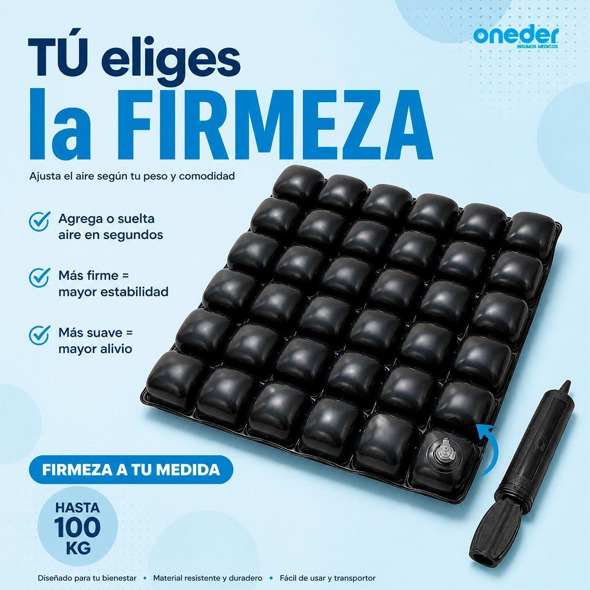 Cojin Antiescaras Flotacion Seca Celdas De Aire Con Funda-9
