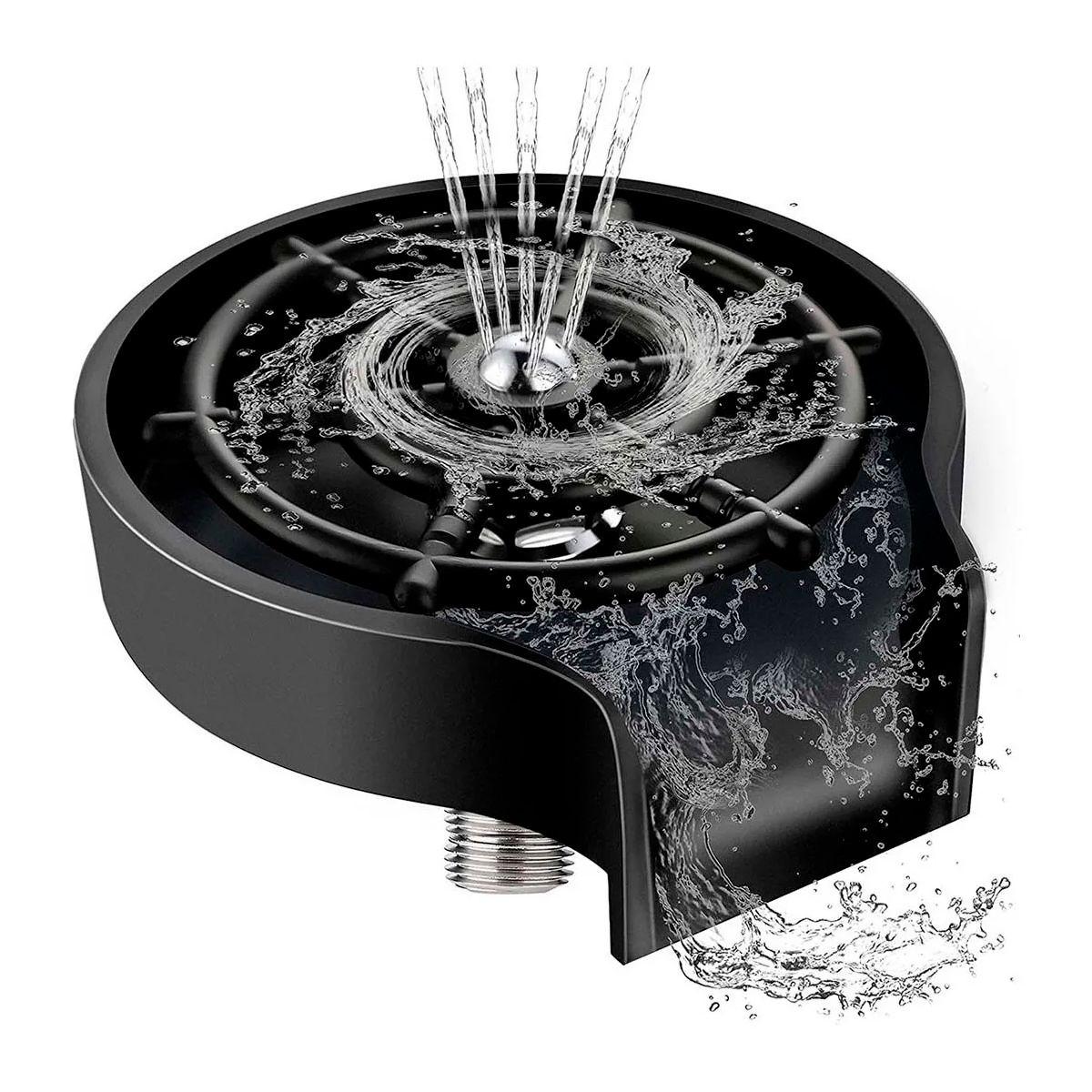 Lavador Limpiador Enjuagador De Vasos Copas Taza Automático-1