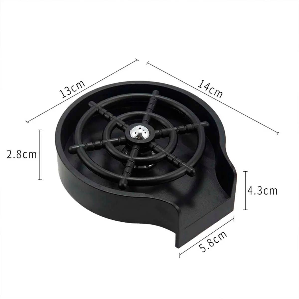 Lavador Limpiador Enjuagador De Vasos Copas Taza Automático-2