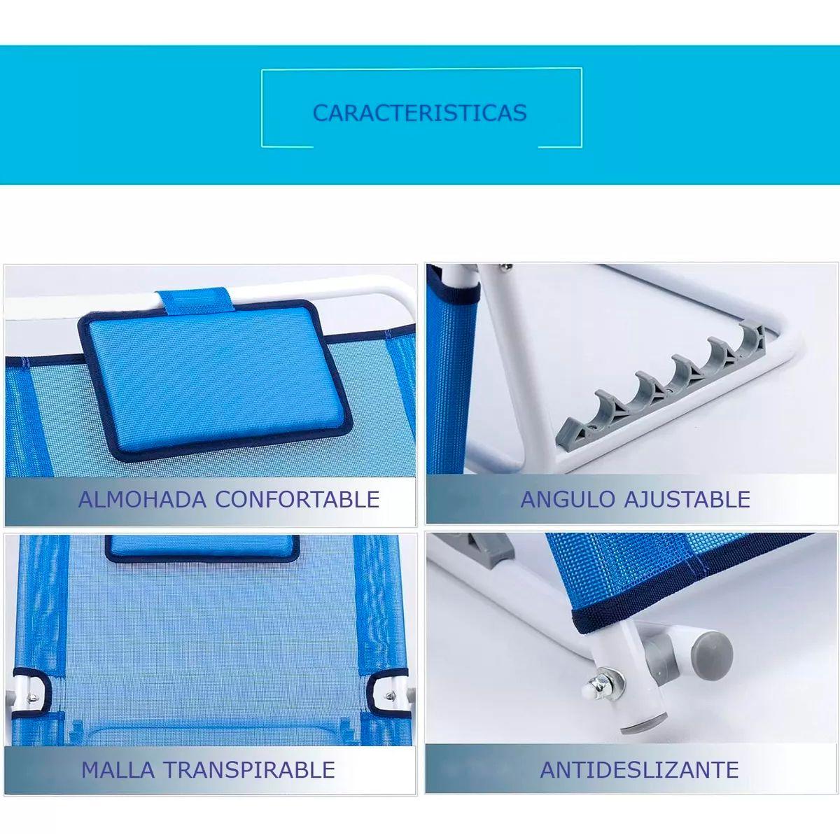 Respaldo Reclinable Para Apoyarse Portatil Y Plegable Oneder-4