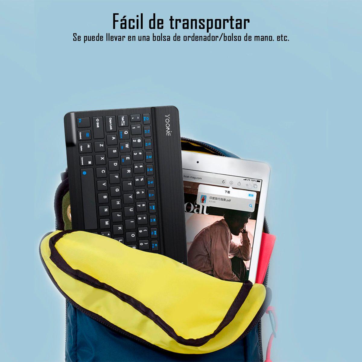 Teclado Bluetooth Inalámbrico iPad Tablet Tv-3