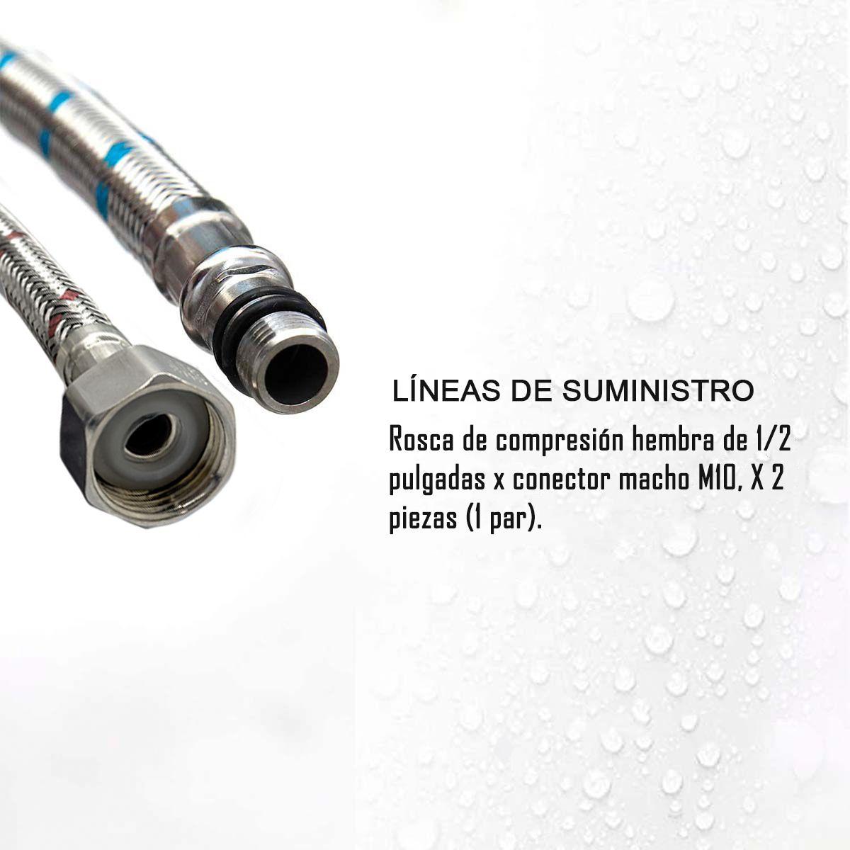 Par De Mangueras Retráctil Flexible Griferías De 1/2 - 60cm-2