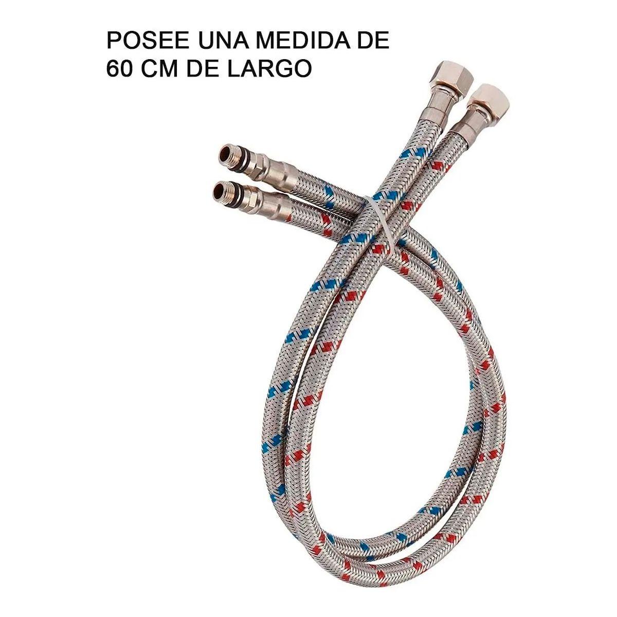 Par De Mangueras Retráctil Flexible Griferías De 1/2 - 60cm-3