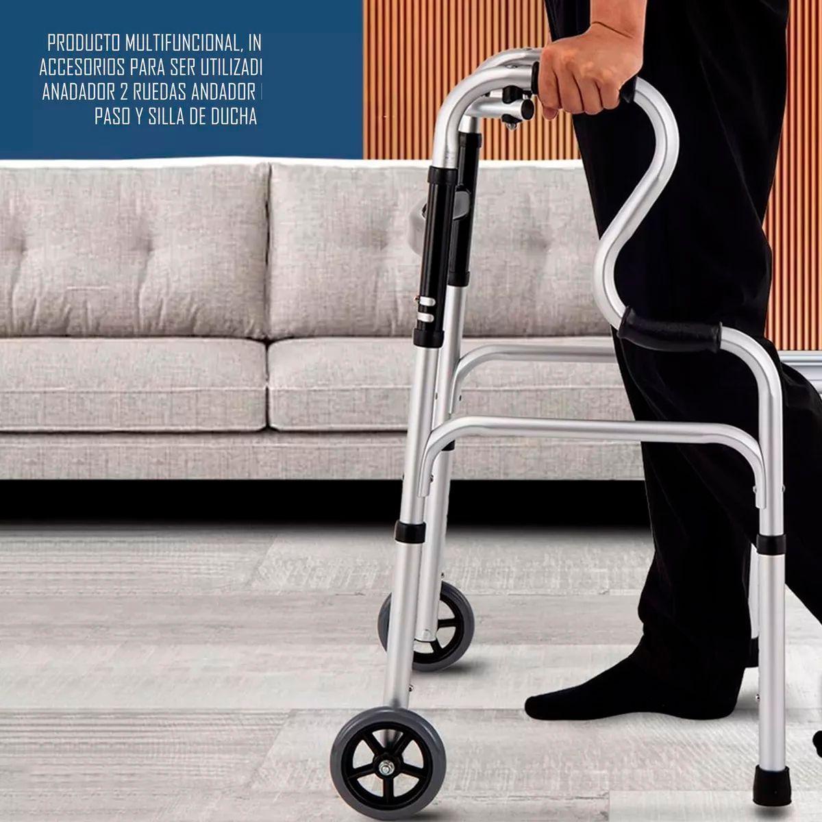 Andador Burrito Silla De Ducha Plegable 3 En 1 Portatil 804E-6