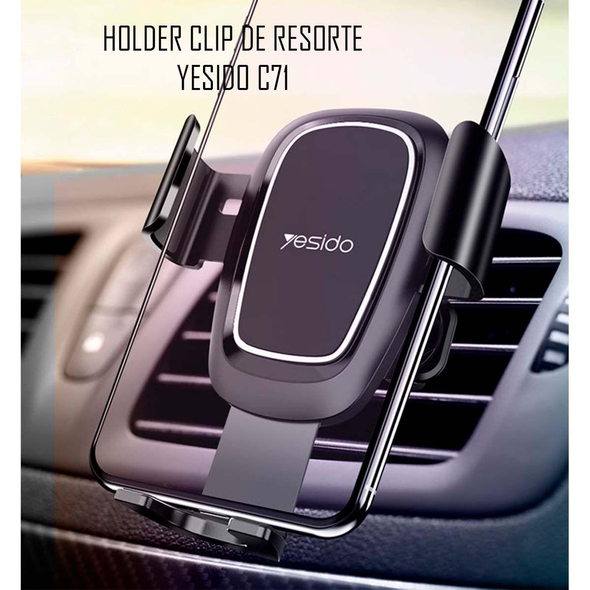 Holder Gravity Car Soporte Rejilla Para Celular- Yesido C71-1