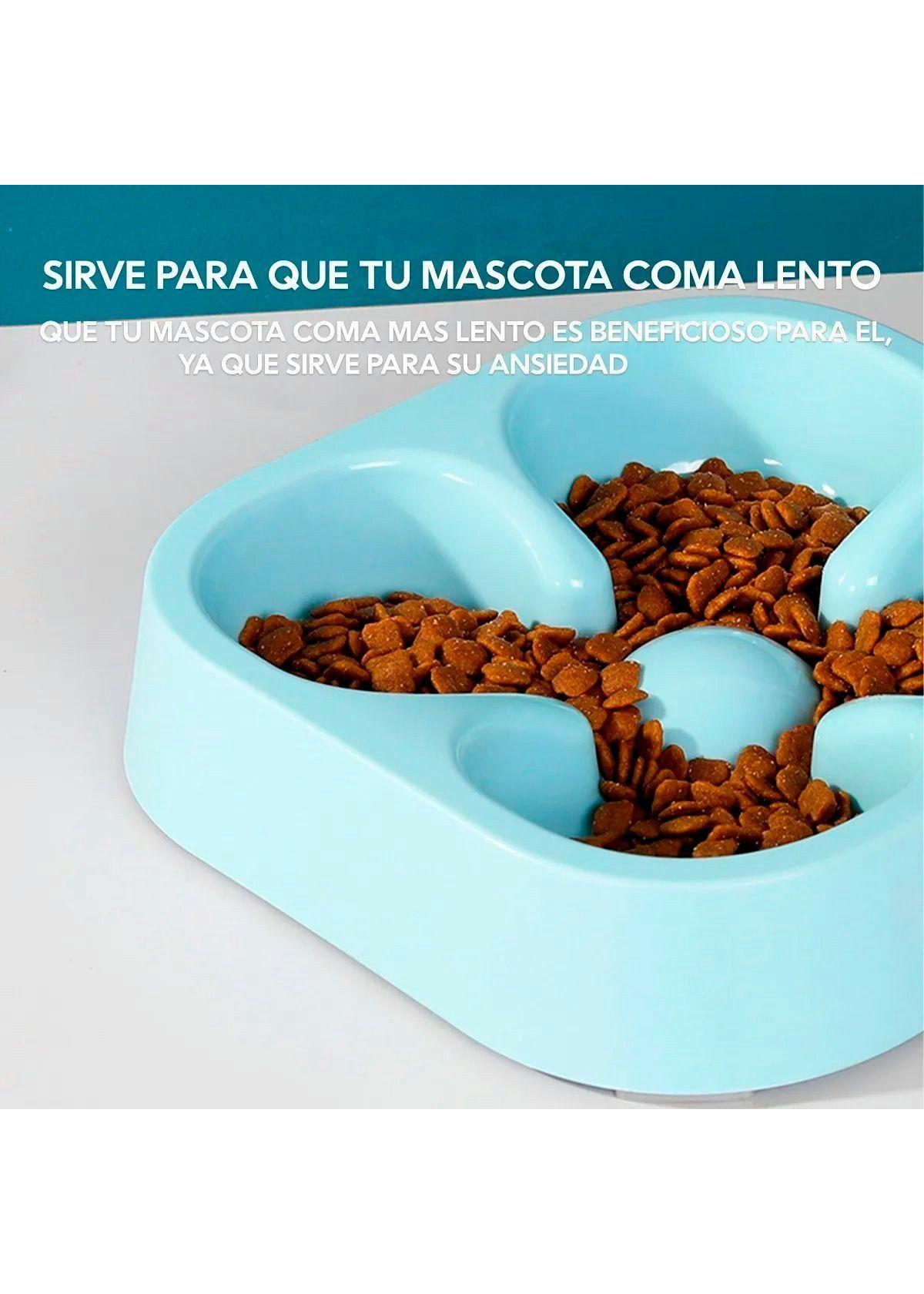 Plato Simple Mascota Forma De Trébol Anti Ansiedad Rosado-2