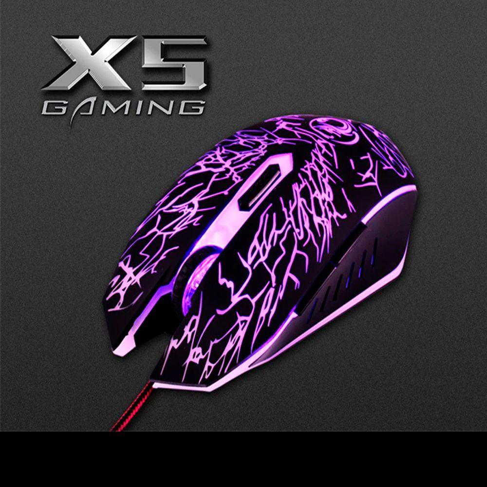 Mouse Gamer Premium Imice X5 2400 Dpi Usb Retroiluminado-3