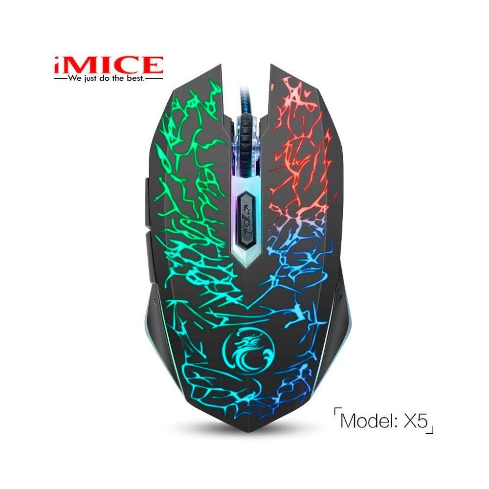Mouse Gamer Premium Imice X5 2400 Dpi Usb Retroiluminado-1