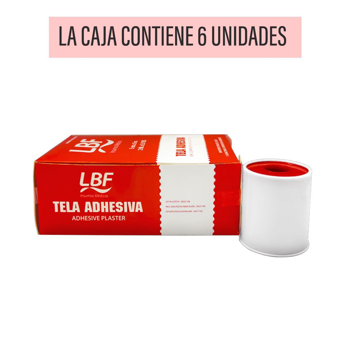 Tela Adhesiva Tipo Leukoplast 5cm X 5m Blanca caja 6 Unds-2