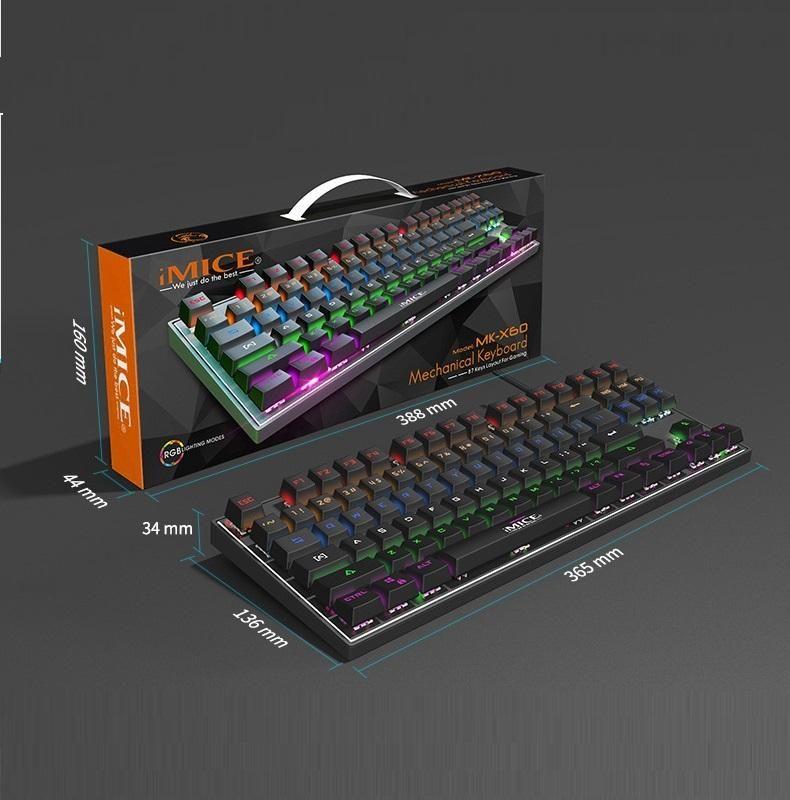 Teclado Mecanico iMice MK-X60 Gamer RGB Retroiluminado-2