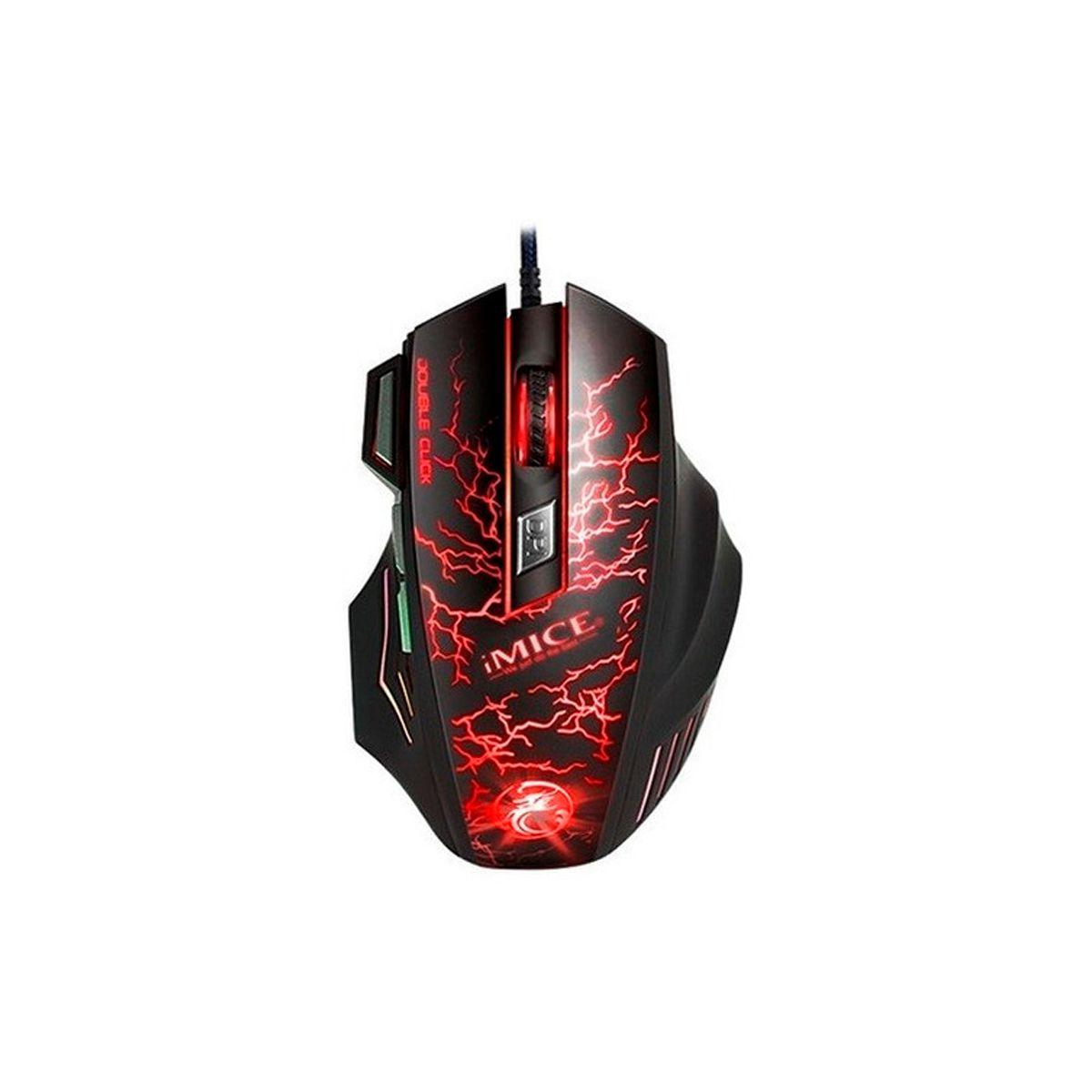 Mouse Gamer Premium Imice A7 3200 Dpi Retroiluminado Usb-0