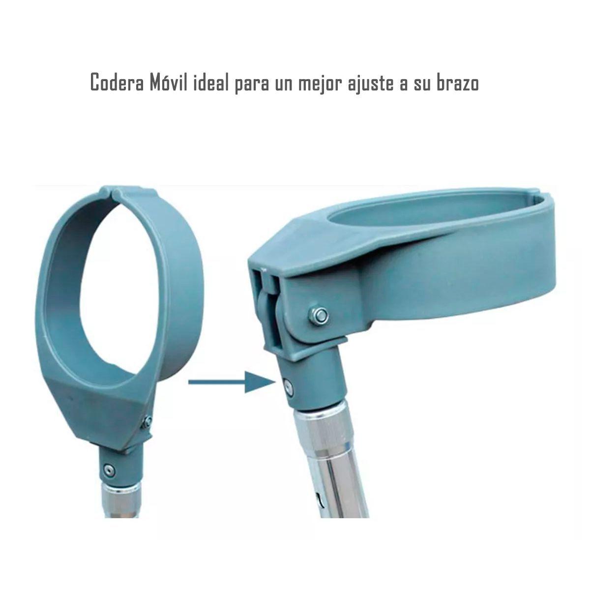 Baston Ortopedico Oneder Codera Movil Par Ajustable Aluminio-1