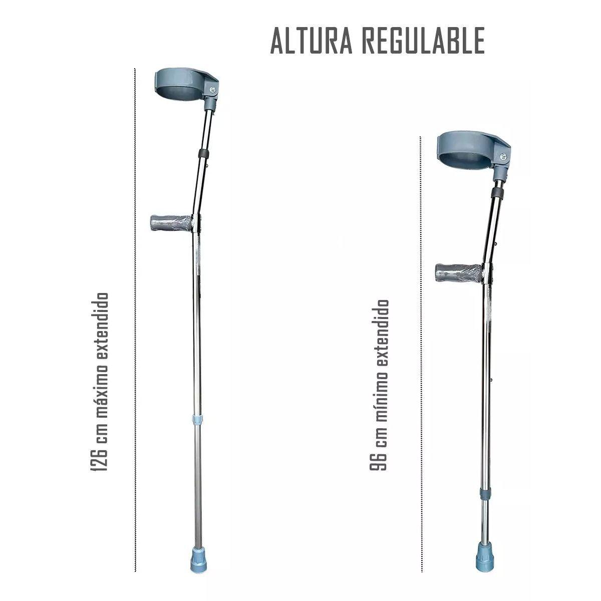 Baston Ortopedico Oneder Codera Movil Par Ajustable Aluminio-3