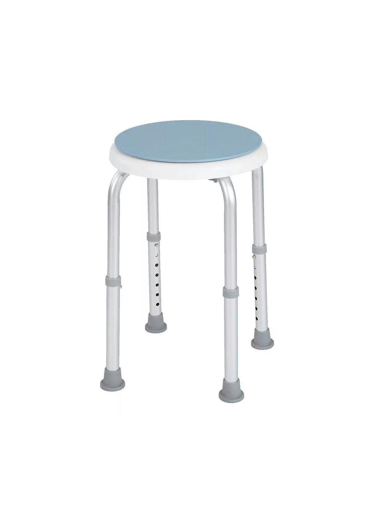 Piso Silla De Ducha Giratorio Redondo Altura Ajustable 103C-1