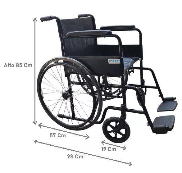 Silla De Ruedas Rueda Maciza Estandar Reposapies Abatibles-6
