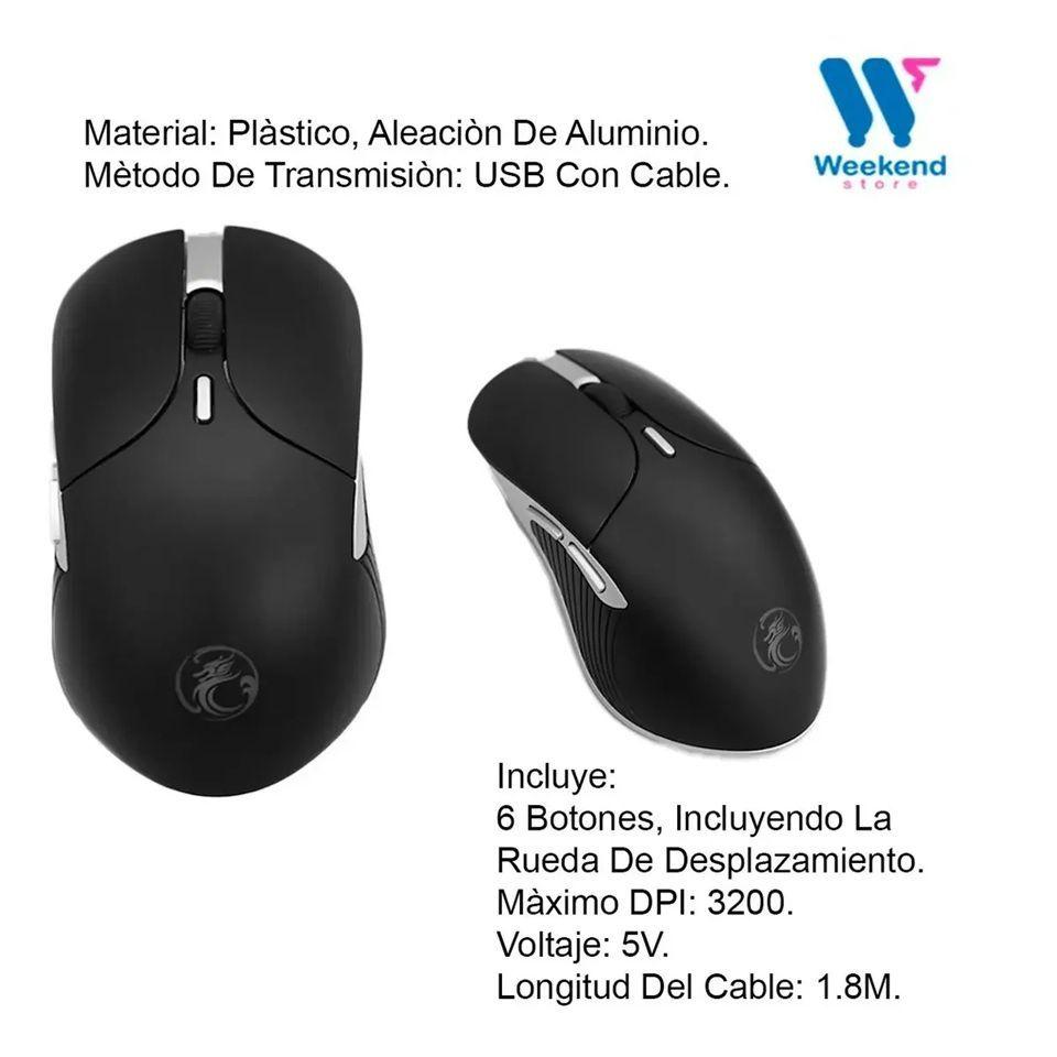 Pack Imice Gamer Teclado Ak600 + Mouse X6 3200 + Mousepad S-2