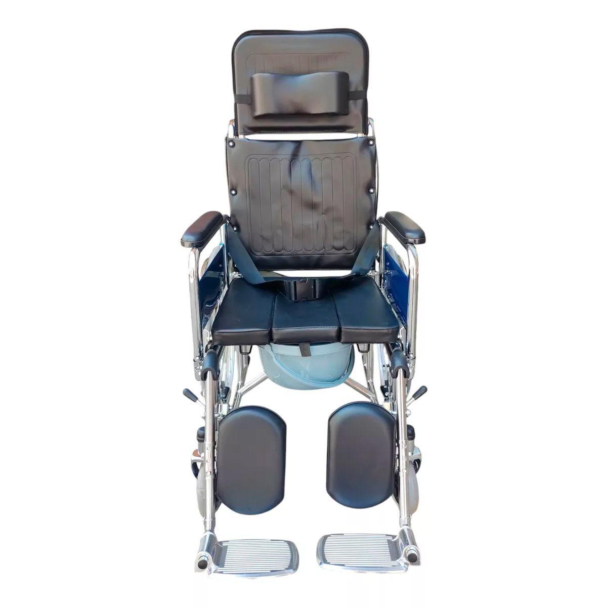 Silla Rueda Neurológica Reclinable Con Balde Desmontable-4