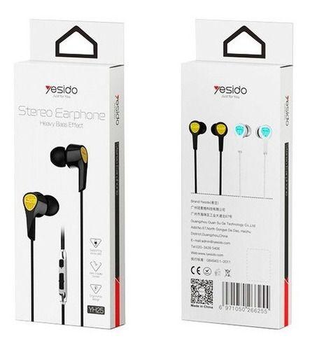 Audífonos Earphone Yesido Yh25 Manos Libres Heavy Bass-2