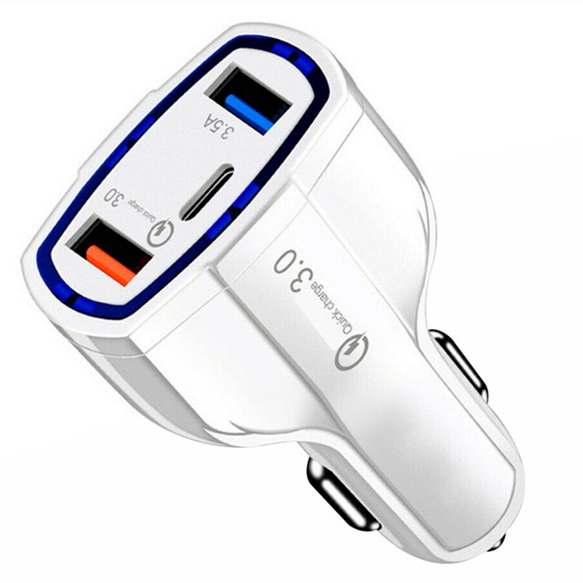 Cargador Auto Tipo C - 12v - Carga Rapida X-hanz-0