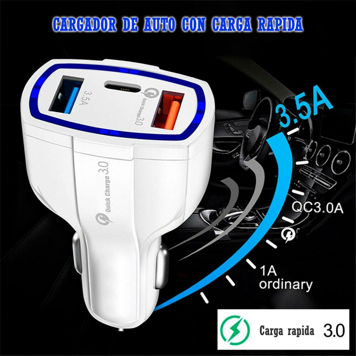 Cargador Auto Tipo C - 12v - Carga Rapida X-hanz-4