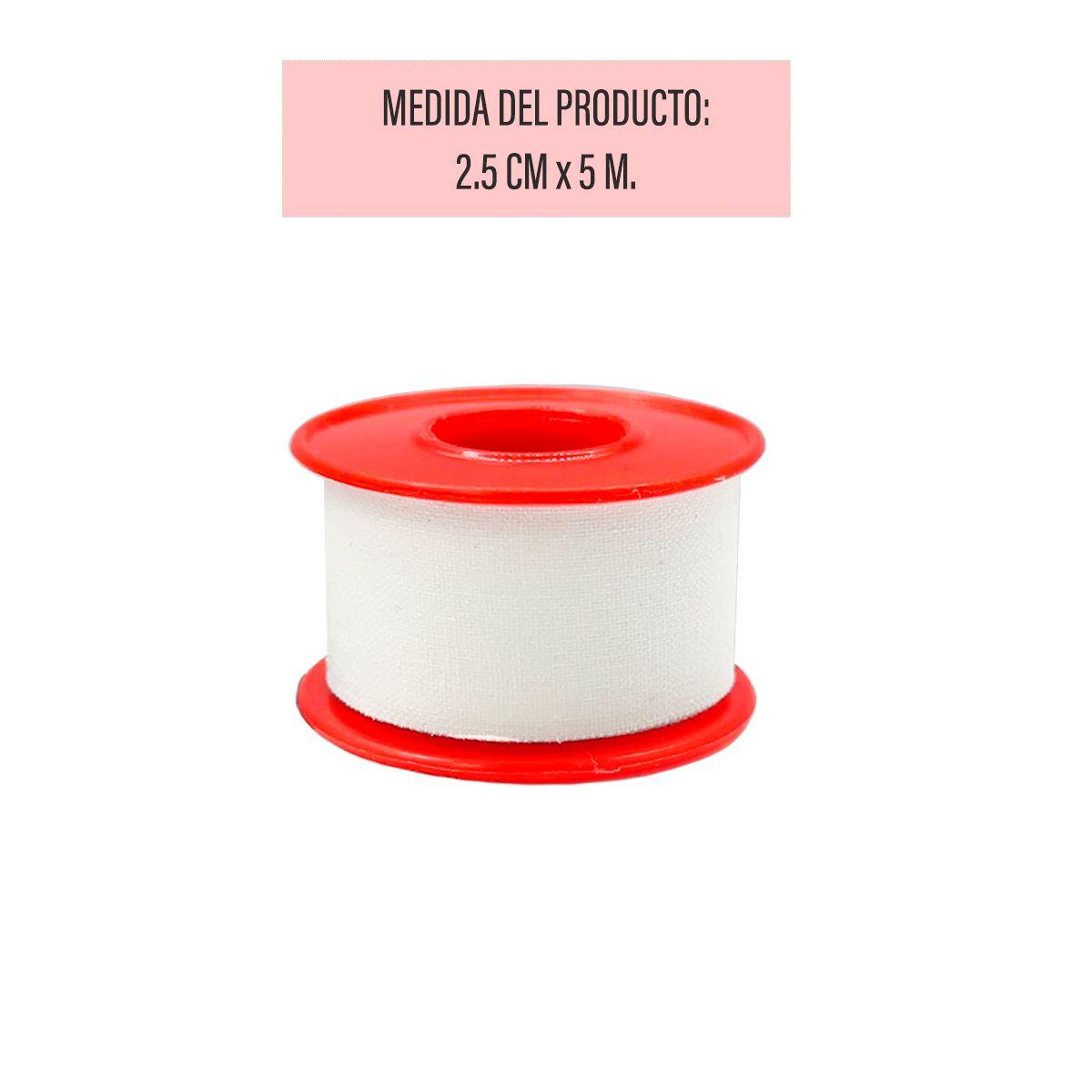 Tela Adhesiva Tipo Leukoplast 2.5cm X 5m Blanca caja 12 Und-1