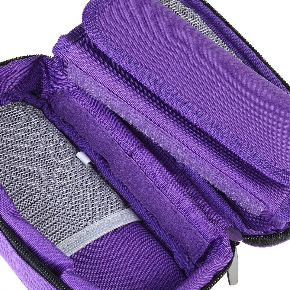 olso Estuche Porta Insulina Refrigerante Portátil De Viaje Tela Morado-7
