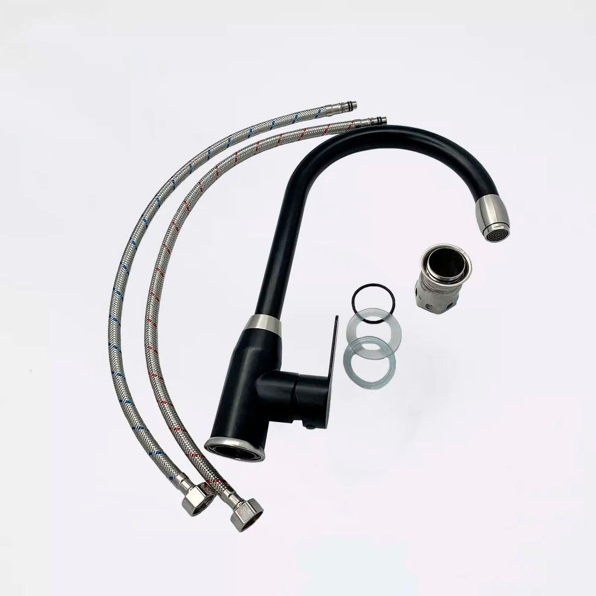 Llave Grifería Lavaplatos Monomando Cuello Cisne Elegante Tap21-4