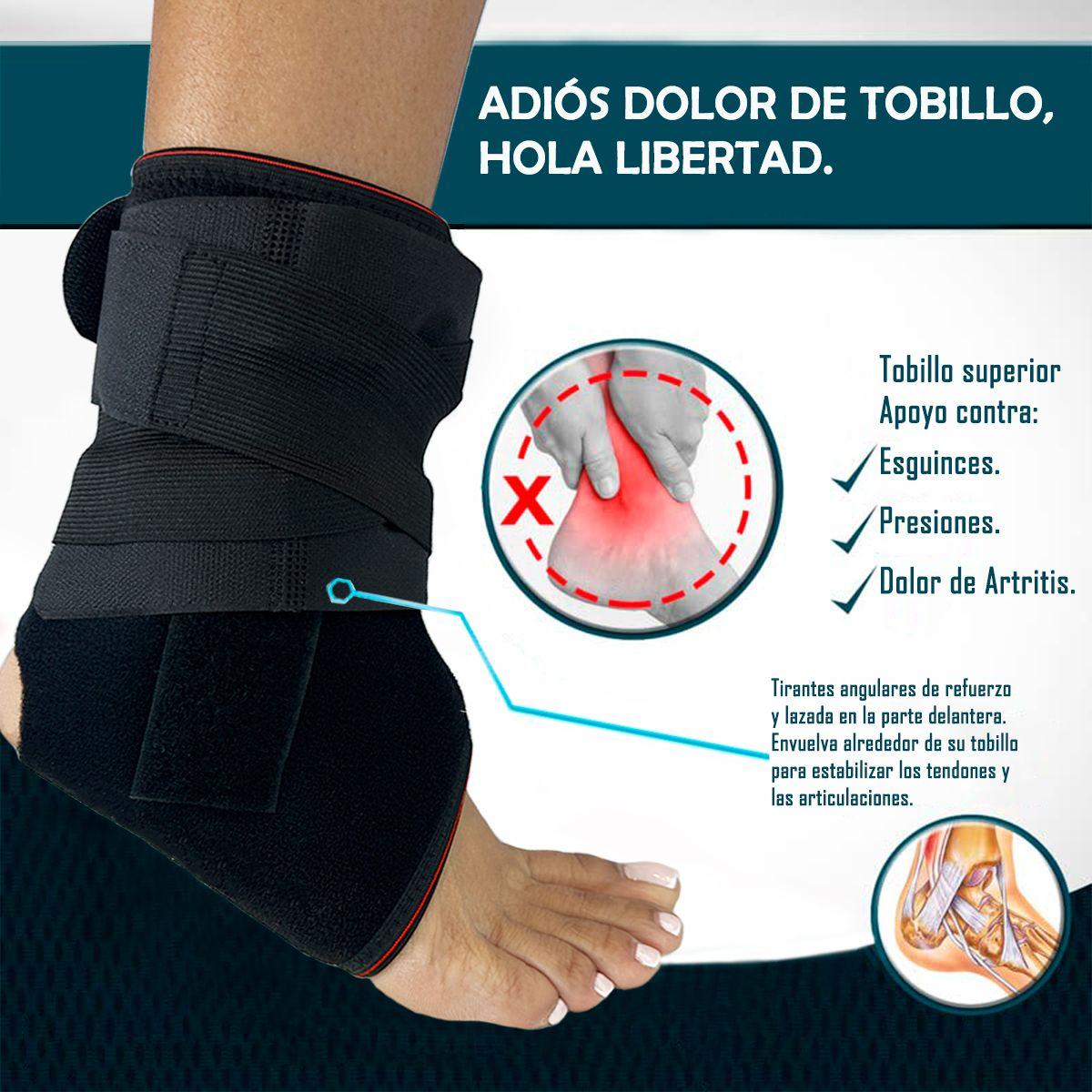 Tobillera Inmovilizadora Tobillo Cinta Ajustable Talla XS - S-3