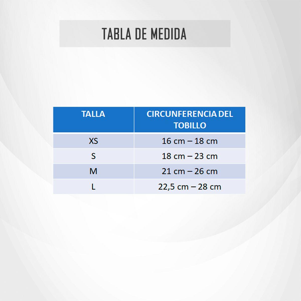 Tobillera Inmovilizadora Tobillo Cinta Ajustable Talla XS - S-4