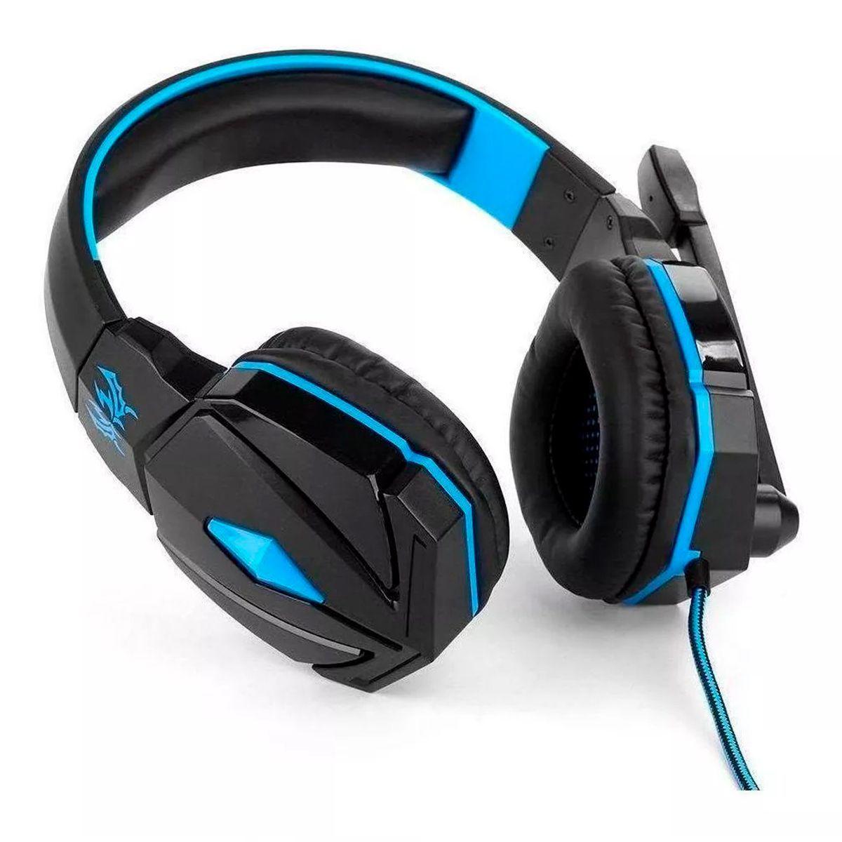 Audífonos Gamer Profesional Kotion Each G4000 Azul-2