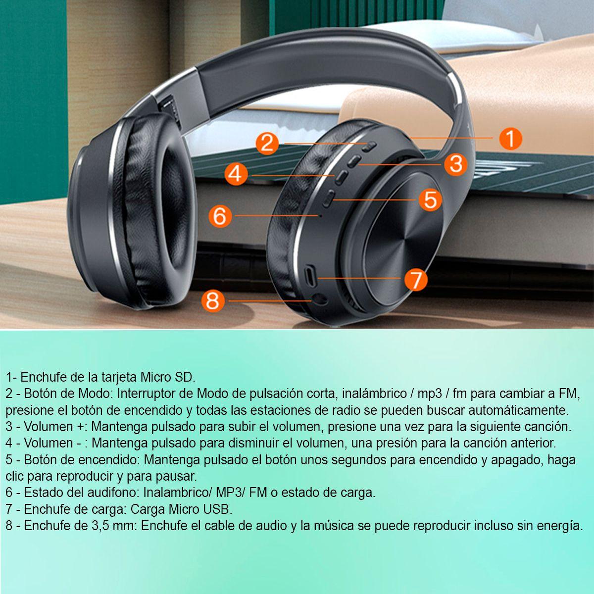 Audífonos Wireless Bluetooth Headset Yesido EP01-4