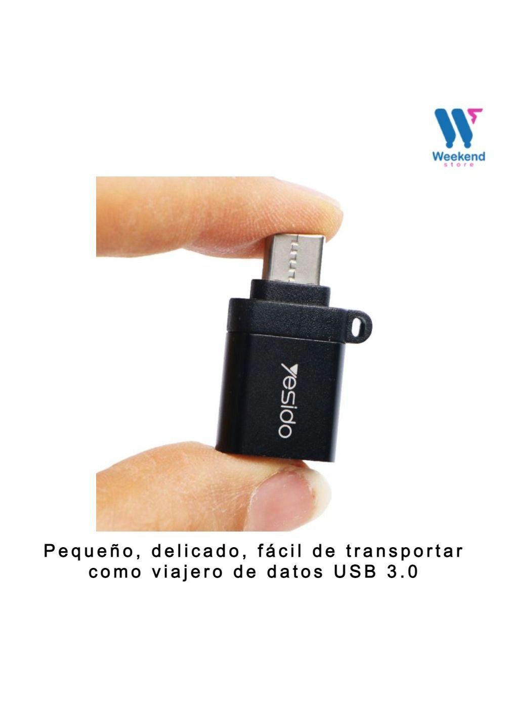 Adaptador OTG USB 3.0 Hembra A Tipo C Macho GS06-3