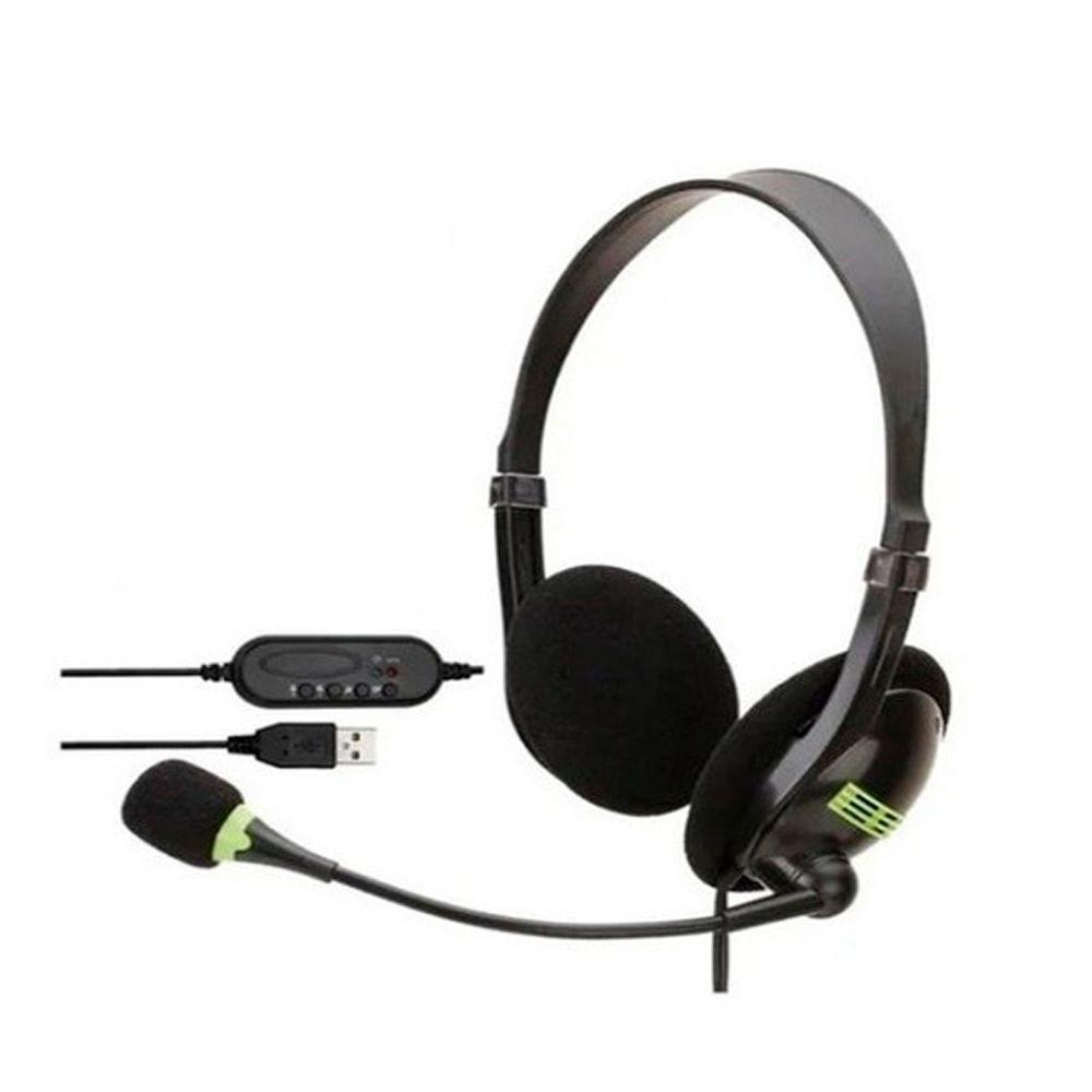 Audifono Usb Pc Notebook Con Microfono Teletrabajo-5