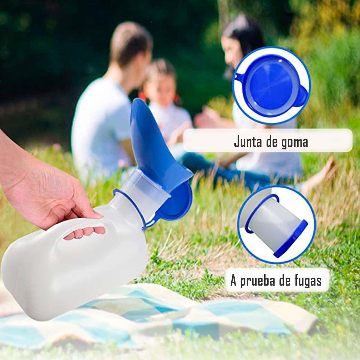 Pato Urinario Con Tapa y accesorio desmontable Unisex-4