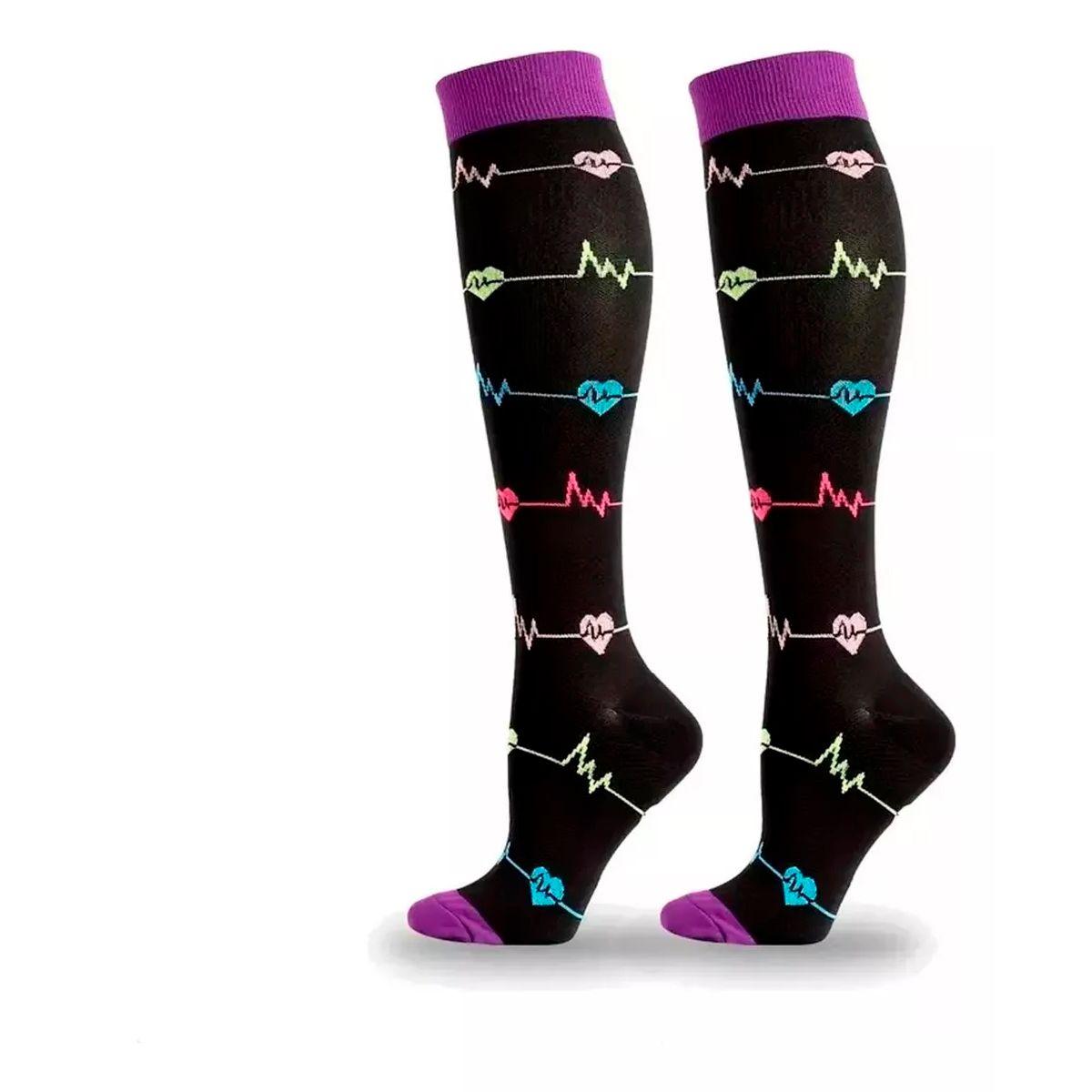 Calcetines Media Compresión Varices Surtido 6 Pares S/M-4