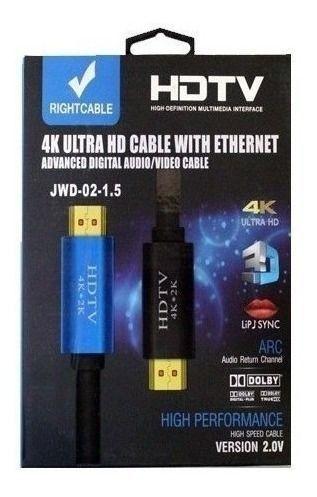 Cable Hdmi 4k Hd - 1.5m - Ultra Resistente-3