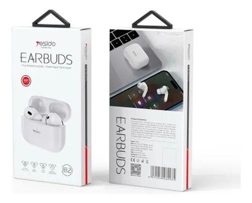 AUDIFONOS EARBUDS HIFI MODELO YESIDO JB21 BLANCO -3