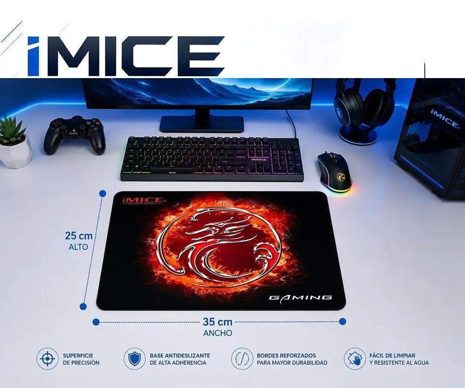Pack Imice Gamer Teclado Ak600 + Mouse T80 + Mousepad S-3
