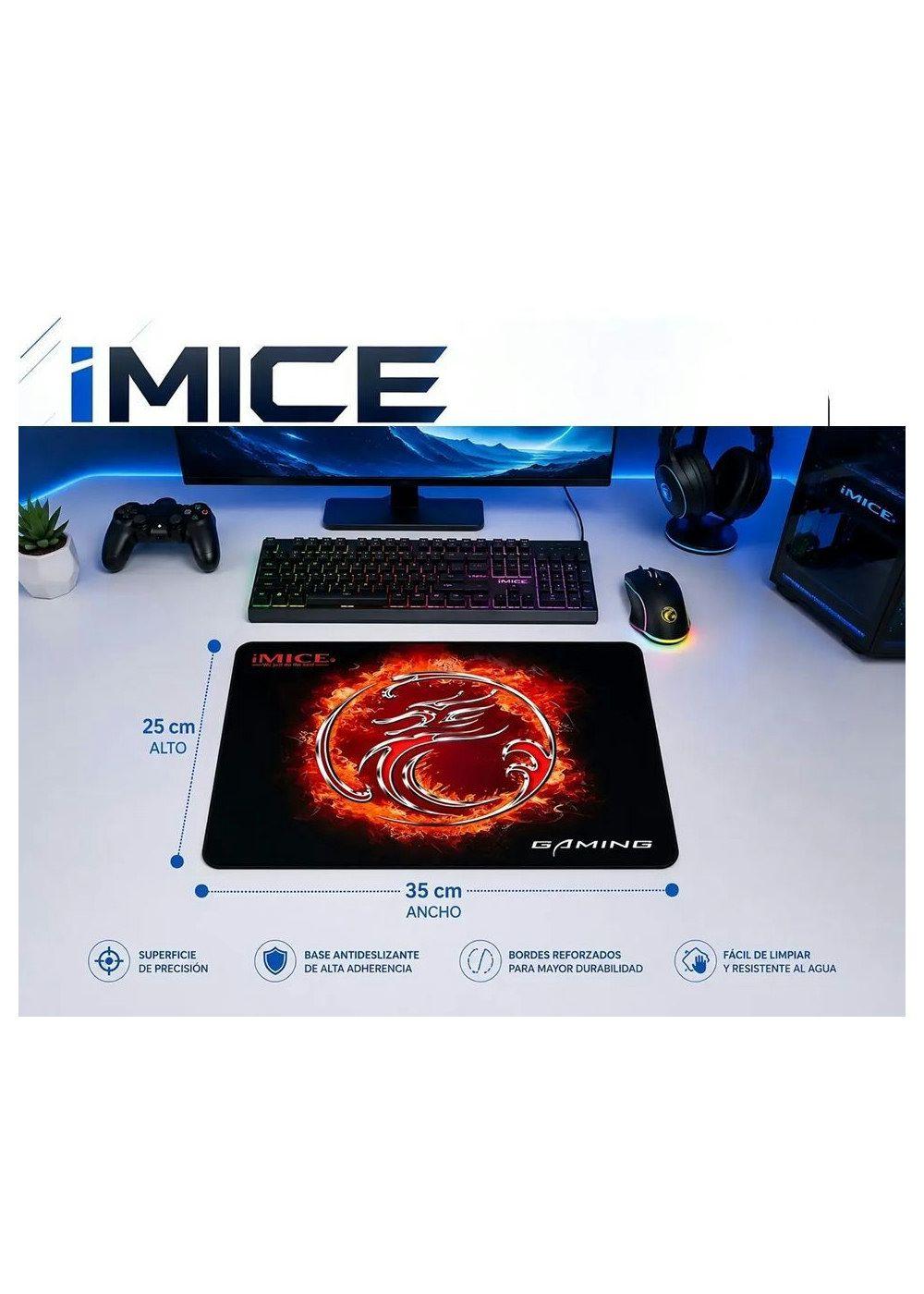 Pack Imice Gamer Teclado Ak600 + Mouse T80 + Mousepad S-3